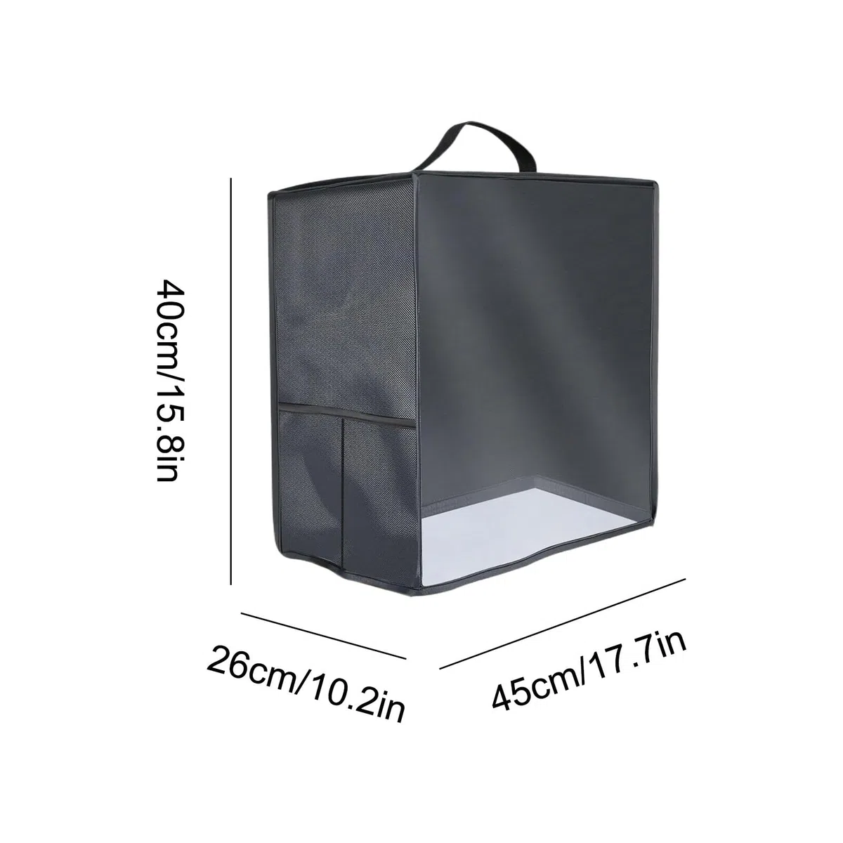 Copri Polvere Per Macchina Del | Protezione Per Yogurtiera Con Manico - Scudo Impermeabile 40 X 26 X 45 Cm