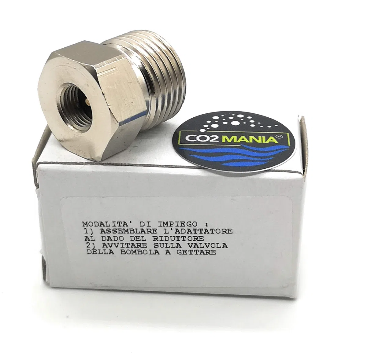 Adattatore Standard per bombole USA e Getta con Passo 10x1 [Impianti co2 acquari]