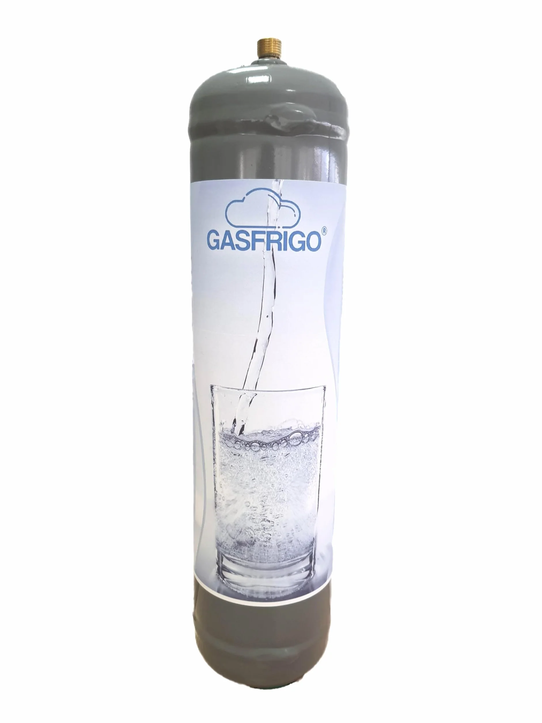 GASFRIGO®, Bombola co2 per gasatore, 600 gr usa e getta attacco M11x1, gas acqua frizzante, co2 per acqua frizzante, cilindro co2 per gasatore, bombole gasatore acqua frizzante