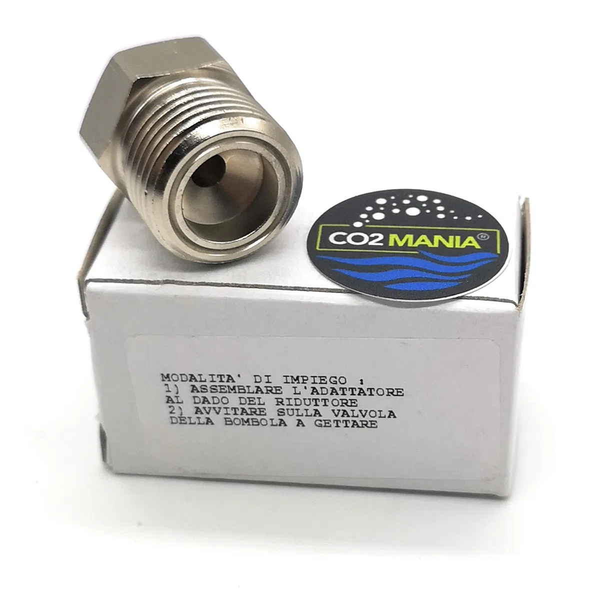Adattatore Standard per bombole USA e Getta con Passo 10x1 [Impianti co2 acquari]
