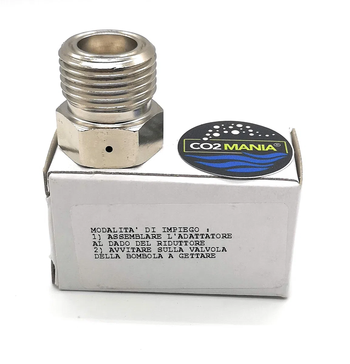 Adattatore Standard per bombole USA e Getta con Passo 10x1 [Impianti co2 acquari]